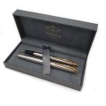 Zestaw piśmienny Parker z elementami platerowanymi złotem