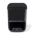 Ładowarka bezprzewodowa 15W, 2 wyjścia USB, pojemnik na przybory do pisania, stojak na telefon