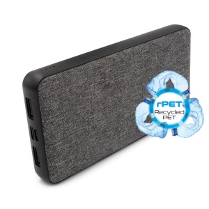 Power bank 8000 mAh RPET Edgar