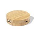 Bambusowy hub USB i USB typu C