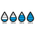 Butelka monitorująca - 650 ml Aqua