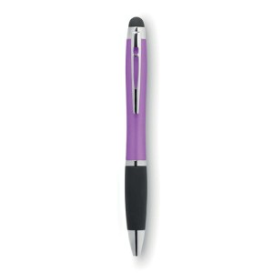 Długopis z lampką podświetlającą logo touchpen Riolight