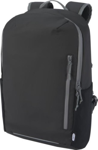 Aqua wodoodporny plecak z recyklingu z certyfikatem GRS na 15-calowego laptopa o pojemności 21 l