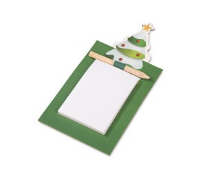Świąteczny notatnik z magnesem Snowy