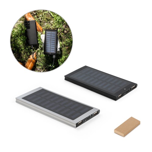 Powerbank 8000 mAh z aluminium z recyklingu Clerk