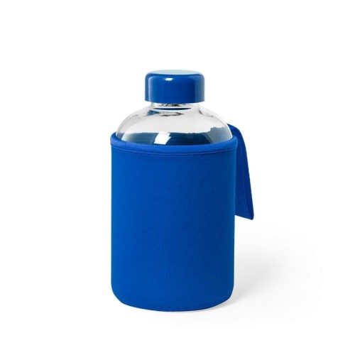 Szklana butelka w pokrowcu 600 ml