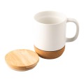 Kubek ceramiczny z bambusową przykrywką Giulia