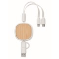 Zwijany kabel z bambusowym elementem Togobam