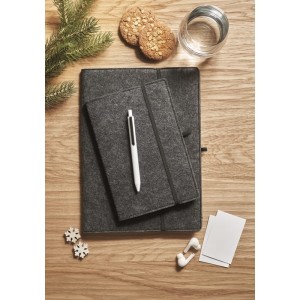 Notes A5 z okładką z filcu RPET Feltbook