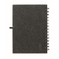 Notes na spirali A5 w linie z filcu RPET Ringfelt