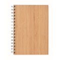 Bambusowy notes na podwójnej spirali Bram