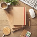 Notatnik A5 z kartonu z recyklingu w linie Musa