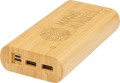 Powerbank Tulda o pojemności 20,000 mAh wykonany z bambusa