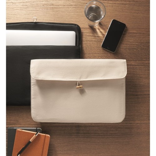 Wyściełana torba na laptopa z bawełny Cotin