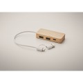 Bambusowy hub z portem USB-C Hubbam