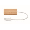 Bambusowy hub z portem USB-C Hubbam