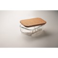 Szklany lunchbox z korkową pokrywką Canoa