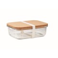 Szklany lunchbox z korkową pokrywką Canoa