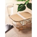 Szklany lunchbox z 3 przegródkami Tundra 3