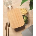 Szklany lunchbox z 3 przegródkami Tundra 3