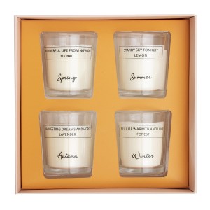Zestaw 4 zapachowych świec Seasons