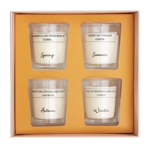 Zestaw 4 zapachowych świec Seasons