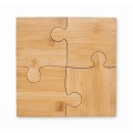 Zestaw 4 podkładek w kształcie puzzli Lepy