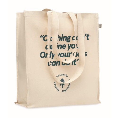 Torba z bawełny 140g z klinami i dnem Trapani