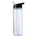 Butelka z plastiku RPET 750 ml z rurką 