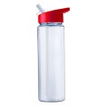 Butelka z plastiku RPET 750 ml z rurką 