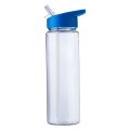 Butelka z plastiku RPET 750 ml z rurką 