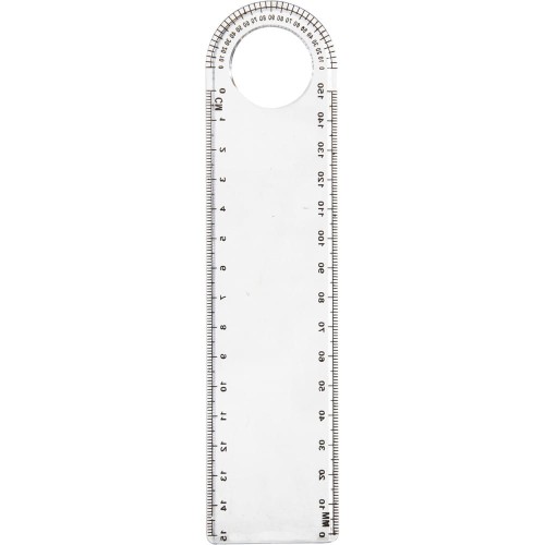 Linijka 15 cm, lupa, kątomierz