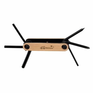 Narzędzia rowerowe w obudowie z drewna bukowego