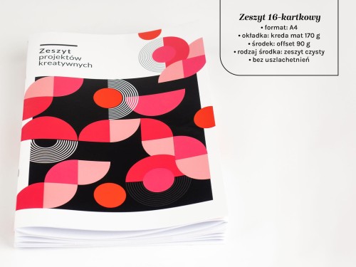 Zeszyt z Twoją grafiką