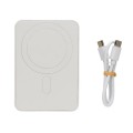 Magnetyczny bezprzewodowy power bank 5000 mAh Magnetix z plastiku z recyklingu