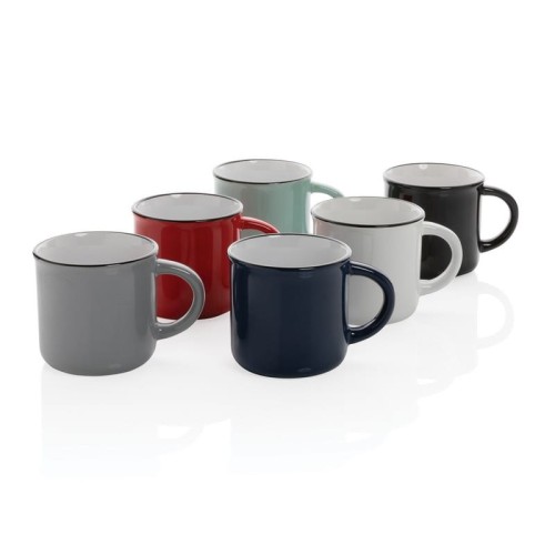 Retro kubek ceramiczny 280 ml 