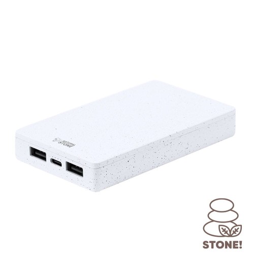 Power bank 5000 mAh wykonany z ekstraktu z kamienia