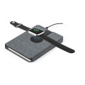 Wielofunkcyjny notatnik RPET A5 z magnetyczną ładowarką bezprzewodową 10W i power bankiem 5000 mAh
