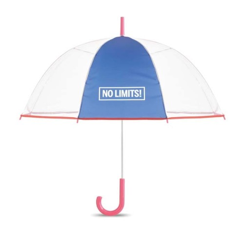 Przezroczysty parasol 23'' z nadrukiem full kolor