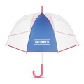 Przezroczysty parasol 23'' z nadrukiem full kolor