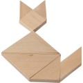 Puzzle tangram w bawełnianym woreczku