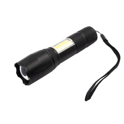 Latarka 1 LED COB Angelina ładowana przez USB