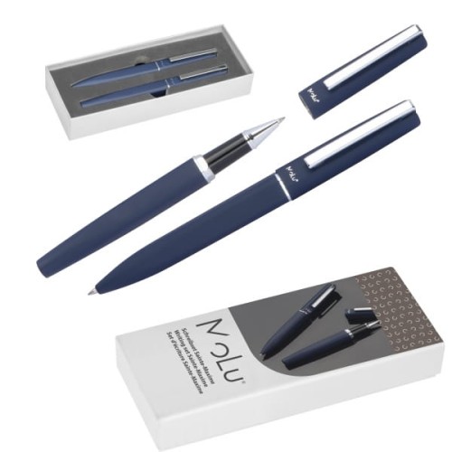 Zestaw piśmienniczy ze stali nierdzewnej z recyklingu Sainte-Maxime MoLu