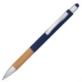 Plastikowy długopis touchpen z uchwytem z bambusa