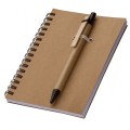 Notes A6 Keystone z papieru z recyklingu z długopisem