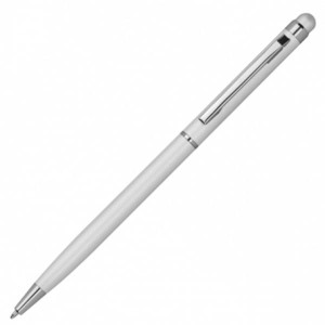 Metalowy długopis touch pen Catania w pudrowej kolorystyce