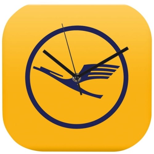 Zegar bez ramy Bel Air z kolorowym nadrukiem na całej powierzchni