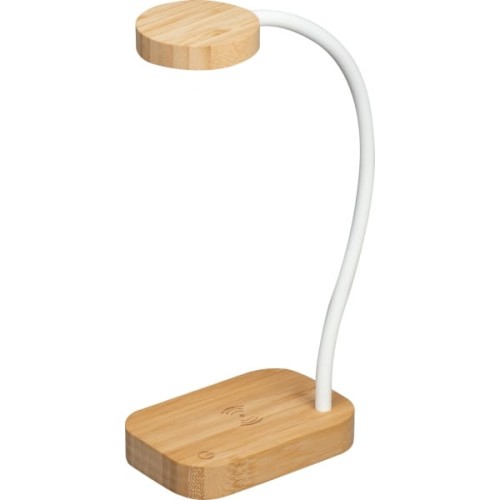 Lampka z bambusa z ładowarką indukcyjną Tomsk