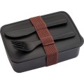 Plastikowy lunchbox ze sztućcami VIGO