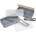 Podwójny lunchbox ze sztućcami Pescara 600 ml